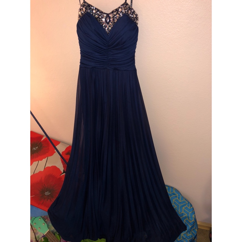 Prom Dress (Navy Blue)👗